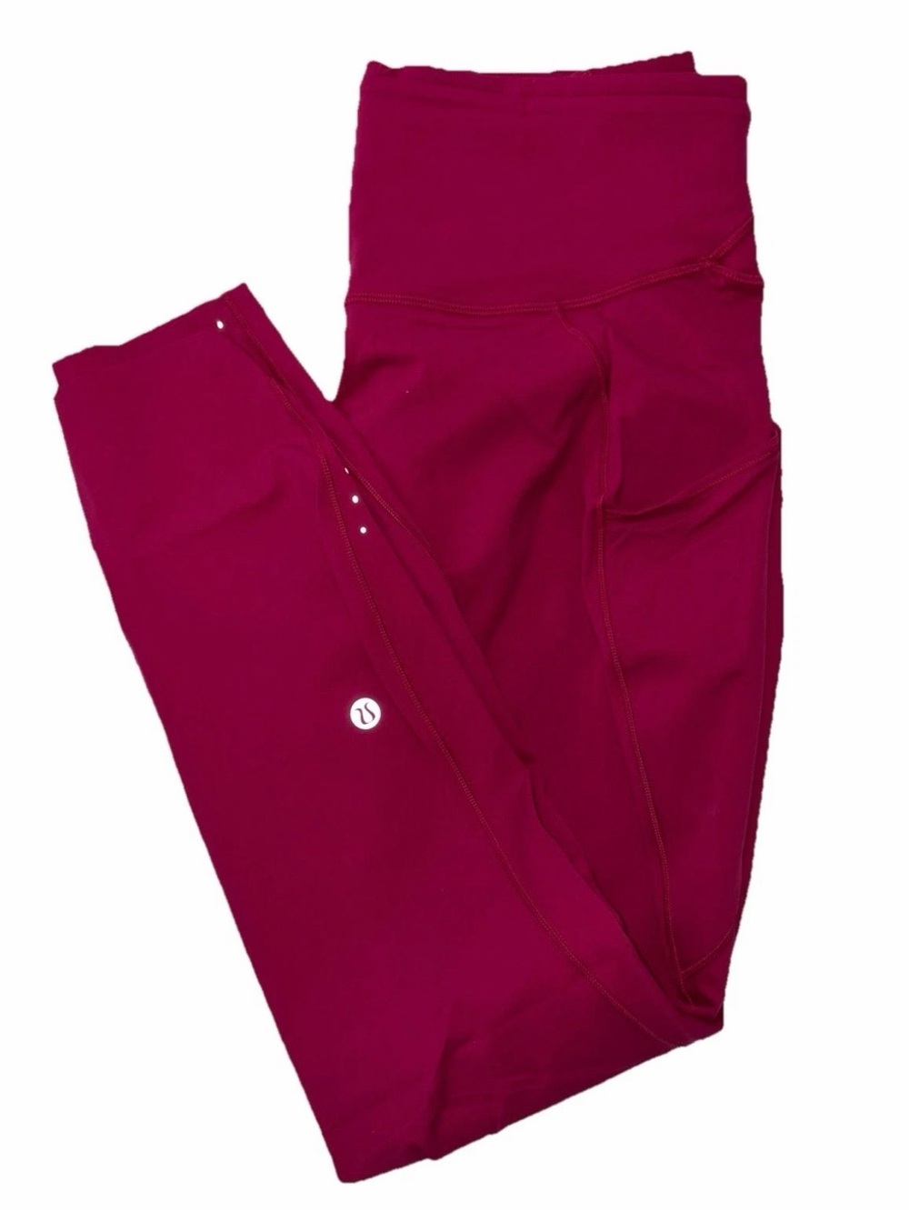 NWT•LULULEMON•SIZE 10•FAST & FREE HIGH RISE 25”L TIGHT*POCKETS•BERRY RUMBLE $128